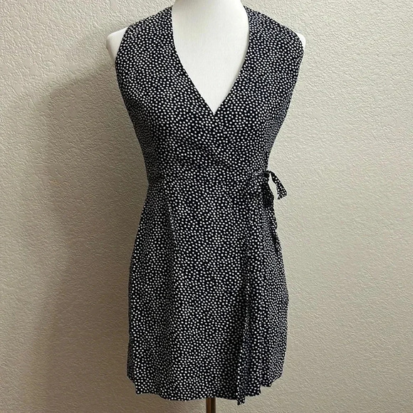 Y2K Limited Polka Dot Wrap Dress - Picture 1 of 4